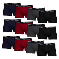 Merish - Kvalitní pánské boxerky 12 kusů Barva: Tmavé barvy
