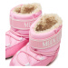 Juniorské vysoké zimní boty MOON BOOT MB CRIB NYLON JR-J004 LIGHT PINK