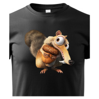 Dětské triko s veverkou Scrat z Doby ledové - dárek na narozeniny