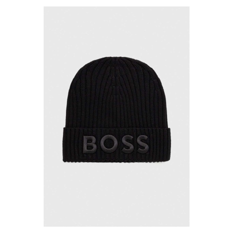 Čepice BOSS černá barva Hugo Boss