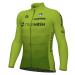 ALÉ Cyklistický dres s dlouhým rukávem zimní - SLOVENIA NATIONAL 23 - zelená
