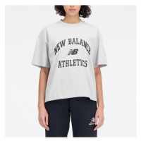 New Balance ATHLETICS VARSITY SHIRT Šedá