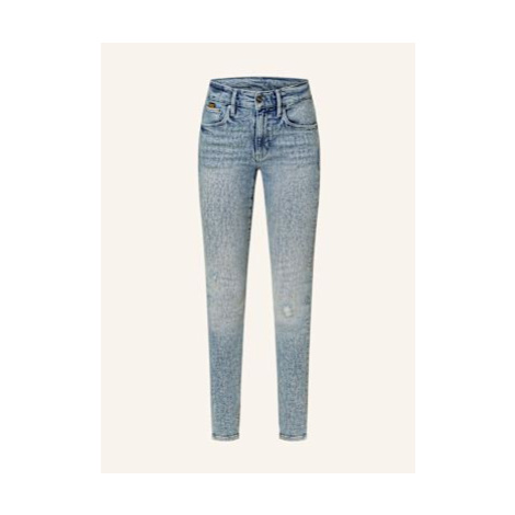 G-Star Skinny Džíny 3301 g722 antique faded ripped icecap
