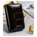 Luxusní dámská kožená peněženka Flop, černá