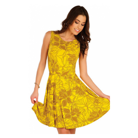 Dámské elegantní šaty Litex 5A076 | žlutá