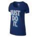 Dámské tričko Nike Tee Just Do It Modrá / Bílá