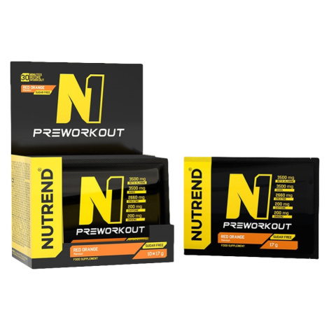 Nutrend N1 Pre-Workout 10 x 17 g tropical candy