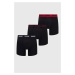 Boxerky HUGO 3-pack pánské, černá barva, 50503079