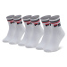 FILA-F9398 SOCKS QUARTER PLAIN - WHITE 3 PACK Bílá