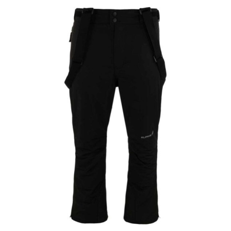 ALPINE PRO BEKKER Pánské lyžařské kalhoty, černá, velikost