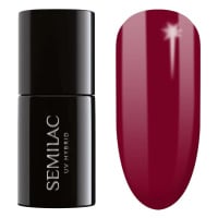 Semilac - UV Hybrid Laky na nehty 7 ml Vínová unisex