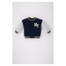 DEFACTO Baby Boy College Collar Printed Cardigan