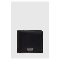 Kožená peněženka Calvin Klein Jeans černá barva, K50K511451