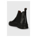 Kožené kotníkové boty Liu Jo DUKE 02 pánské, černá barva, 7G3017PX45722222