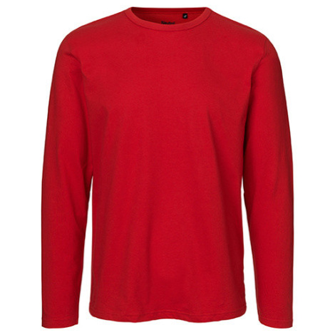 Neutral Pánské tričko s dlouhým rukávem NE61050 Red