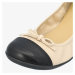 GROUNDIES RUBY WOMEN Beige Black | Dámské barefoot baleríny