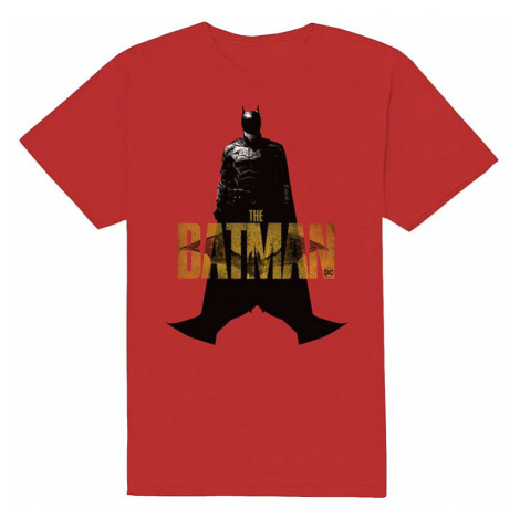 Batman tričko, The Batman Yellow Text Red, pánské RockOff