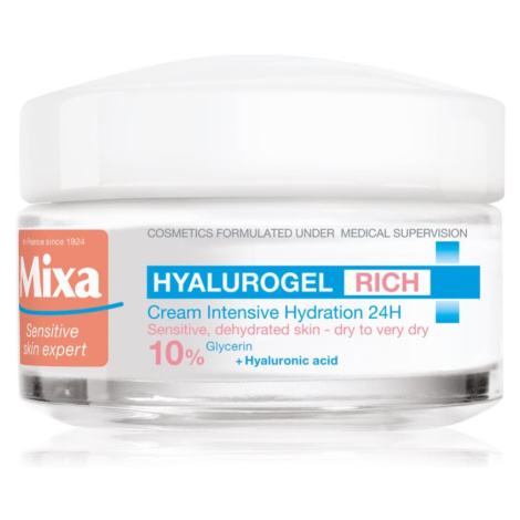 MIXA Hyalurogel Rich intenzivně hydratační denní krém s kyselinou hyaluronovou 50 ml