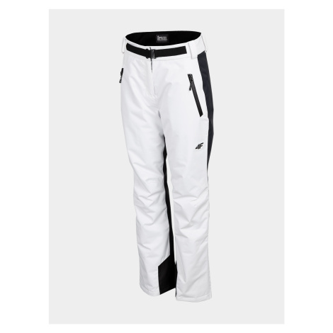 4F H4Z22-SPDN006 WHITE Dámské lyžařské kalhoty US H4Z22-SPDN006 WHITE