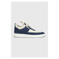 Kožené sneakers boty Filling Pieces Low Top Game tmavomodrá barva, 10133151916