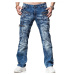 KOSMO LUPO kalhoty pánské KM009 L:32 jeans džíny