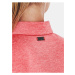 Korálové dámské žíhané sportovní polo tričko Under Armour Zinger Short Sleeve Polo