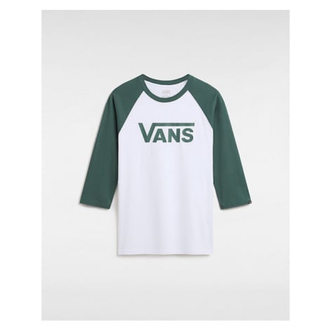 VANS Classic Raglan T-shirt Men Green, Size