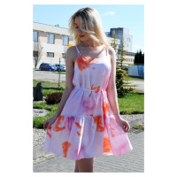 Letní šaty s barevnými skvrnam Uminela