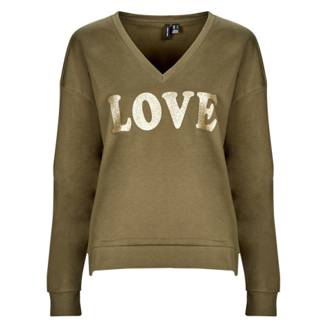 Vero Moda VMCAROLA L/S SWEAT JRS BTQ Khaki