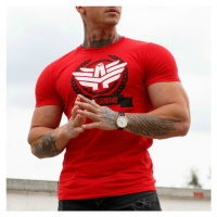 Pánské fitness tričko Iron Aesthetics Triumph, červené