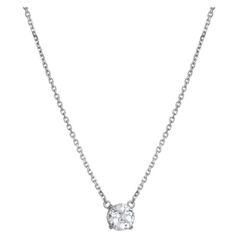 Hot Diamonds Jemný stříbrný náhrdelník s topazem a diamantem Tender DN167
