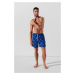 Plavky karl lagerfeld ikonik 2.0 aop med boardshorts ikonik outline aop blue