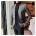 Stylový pánský cardigan elegantní svetr na knoflíky
