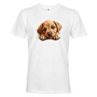 Pánské tričko s potiskem Labrador - vtipné tričko