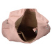 Stylová dámská koženková kabelka Riana, růžová