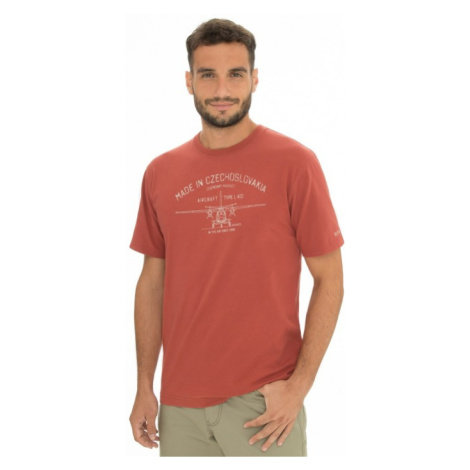 Pánské tričko BUSHMAN BOBSTOCK V cihlově červená