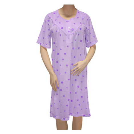 Květuše dámská noční košile krátký rukáv Xžlutá