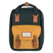 Doughnut Macaroon Mini Backpack - Slate Green/Yellow Zelená