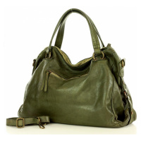 Přírodní kožená taška model 145567 - Mazzini