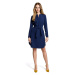 Made Of Emotion Woman's Dress M361 Navy Blue
