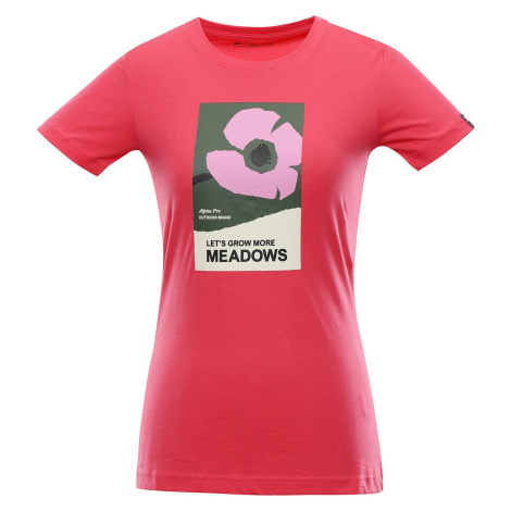 Dámské triko Alpine Pro UNEGA 8 - růžová