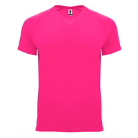 Roly Bahrain Pánské funkční tričko CA0407 Fluor Pink 228