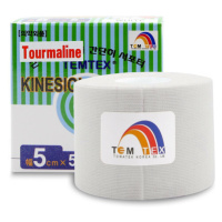TEMTEX Kinesio tape tourmaline bílá tejpovací páska 5cm x 5m