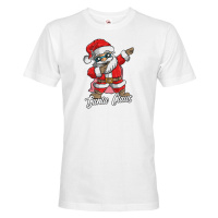 Pánské triko Santa Claus dab dance - vtipné vánoční triko