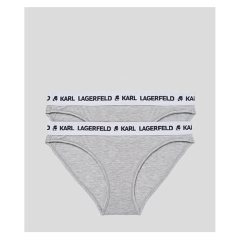 Spodní prádlo karl lagerfeld logo brief set šedá