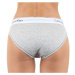 Dámské kalhotky Calvin Klein nadrozměr šedé (QF5118E-020)