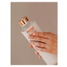 Equa Mismatch skleněná láhev na vodu + obal z umělé kůže barva Lava 750 ml