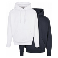 Blank Hoody 2-Pack - white+navy