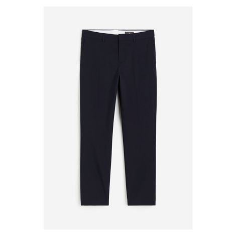 H & M - Společenské kalhoty Slim Fit - modrá H&M