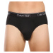 3PACK pánské slipy Calvin Klein černé (NB2568A-GF0)